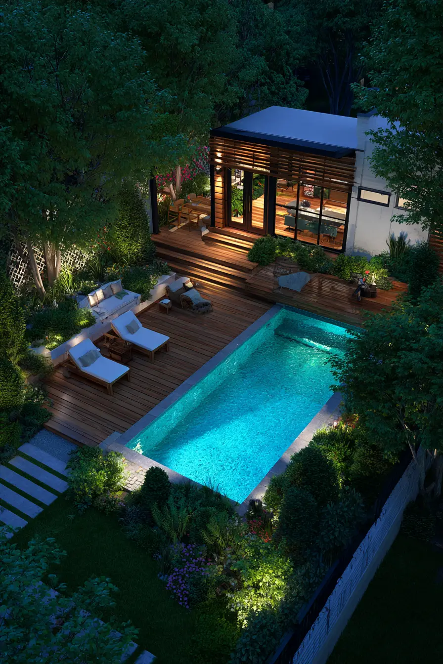 Semi-Inground with Decking