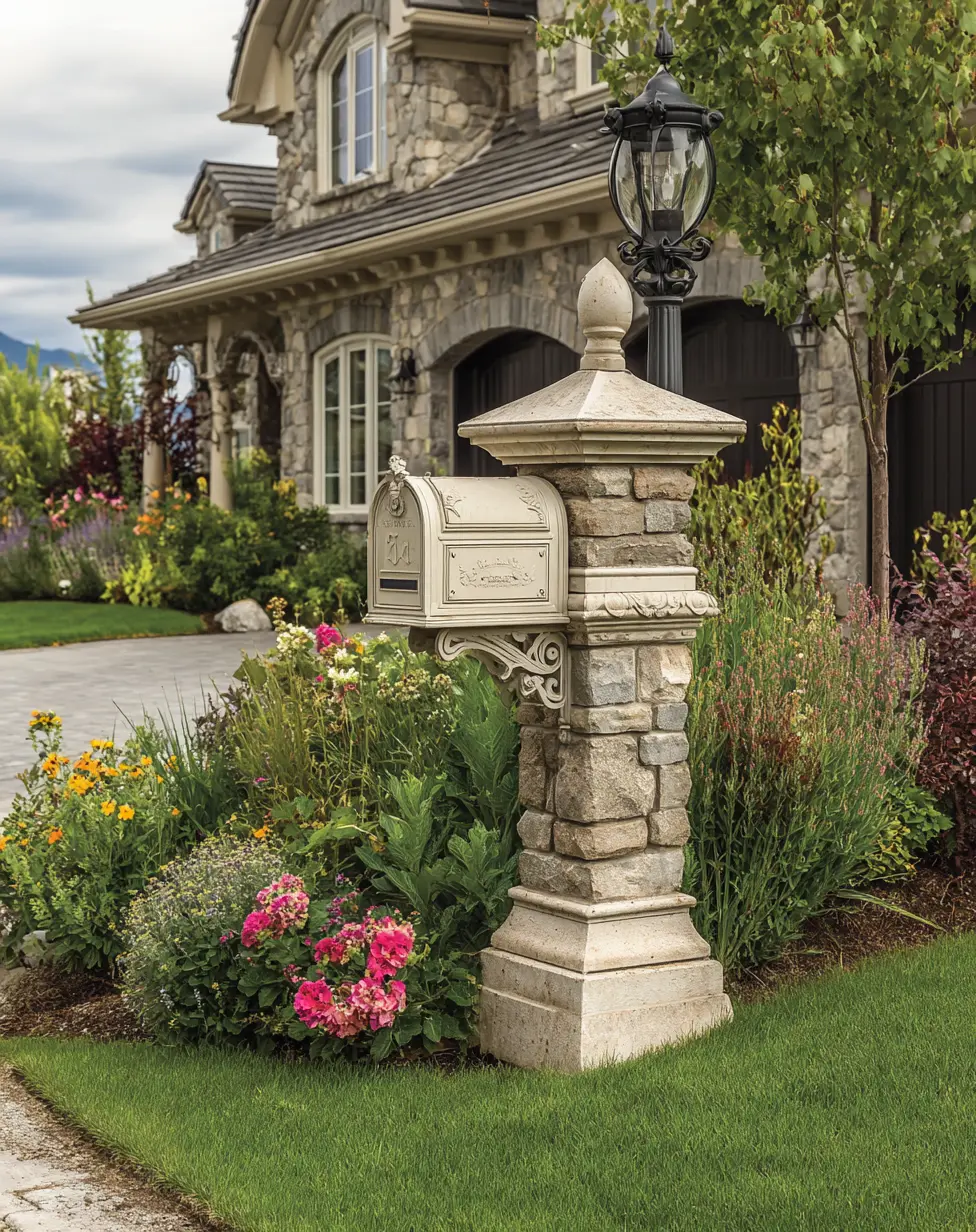 Stone Mailbox