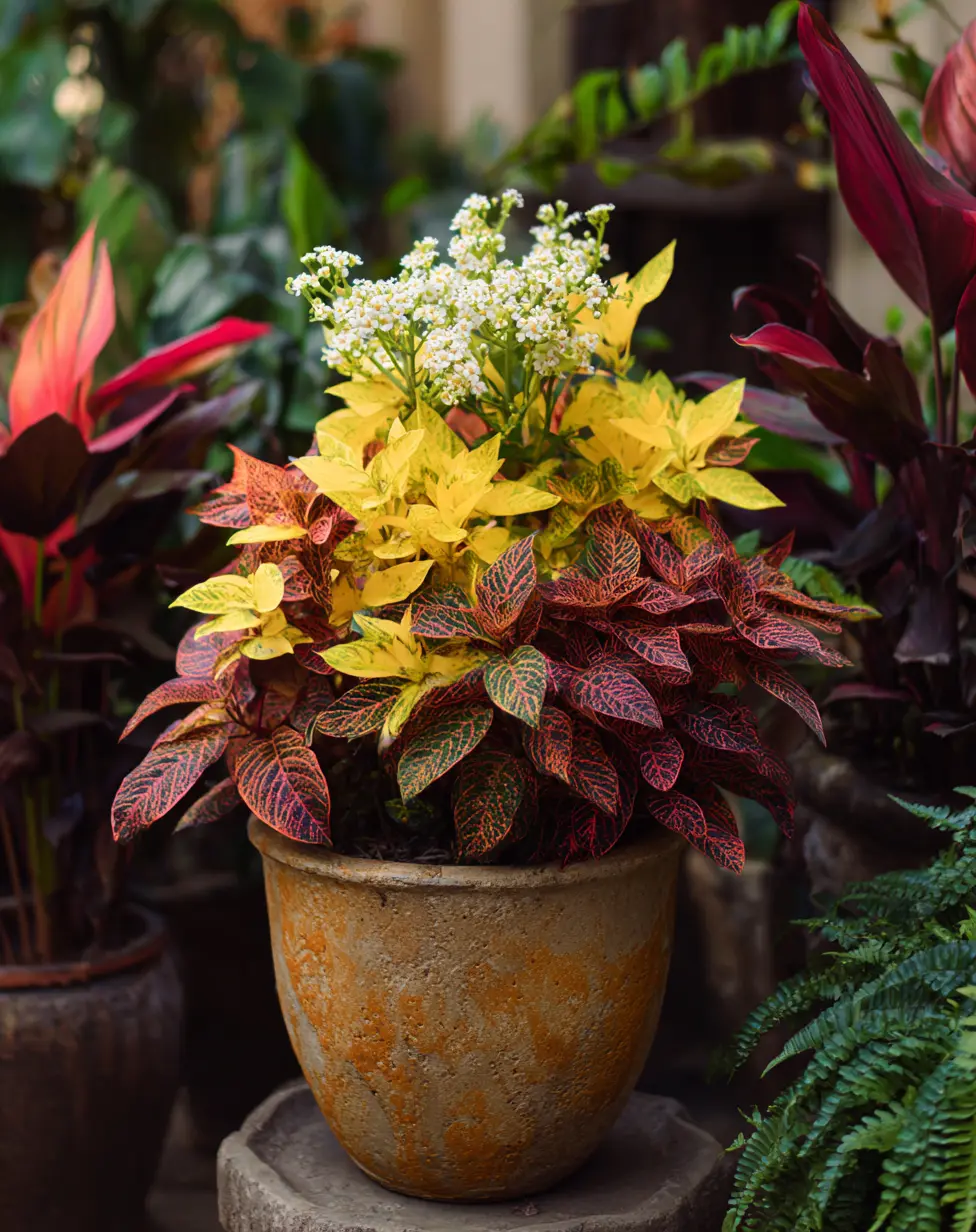 Wildflower Meadow: Mix Coleus with Daisy Varieties