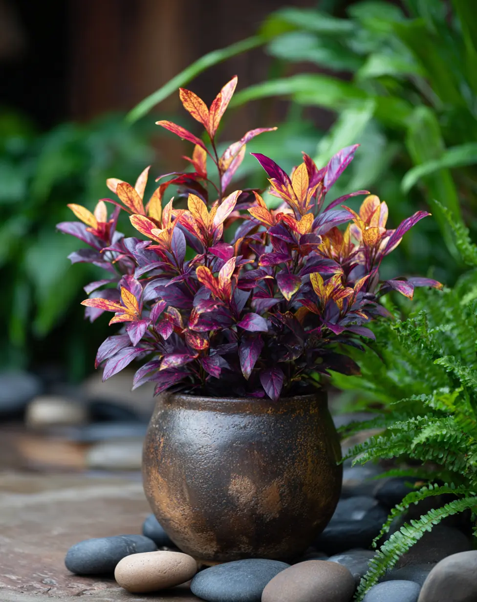 Coleus and Fern Friendship Planter