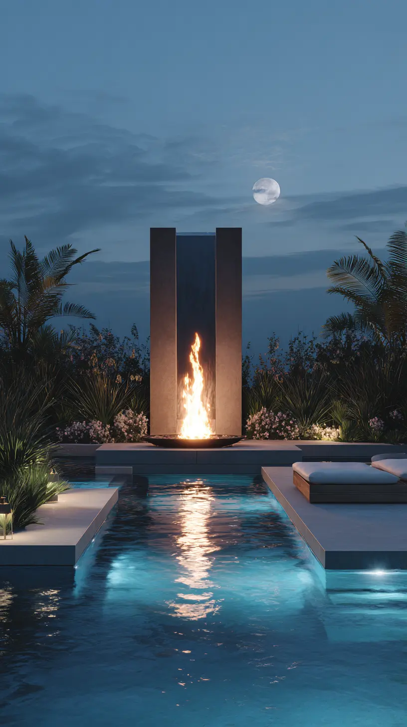 Fire Features for Evening Ambiance