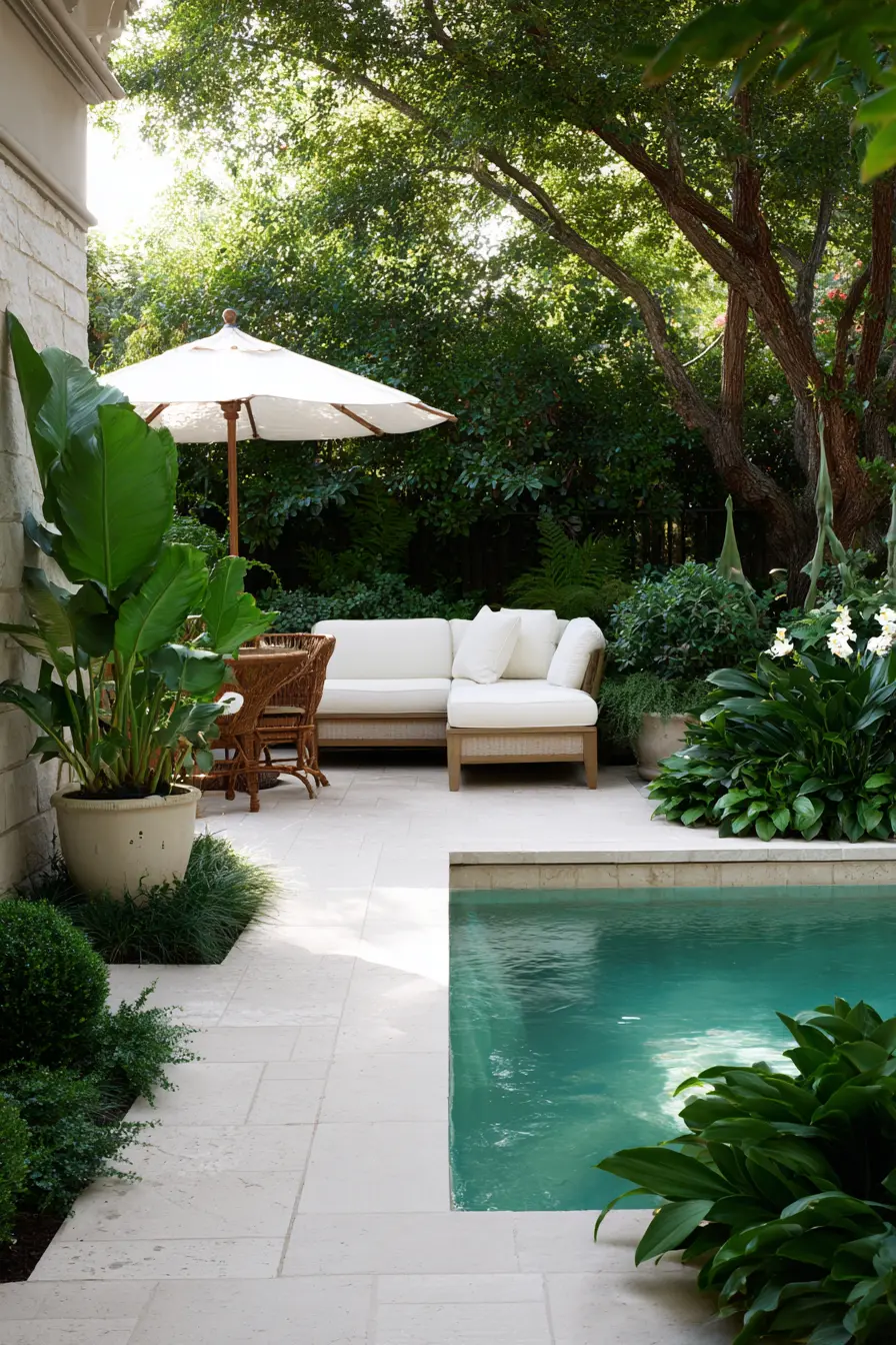 Lagoon-Style Pool for a Tropical Vibe