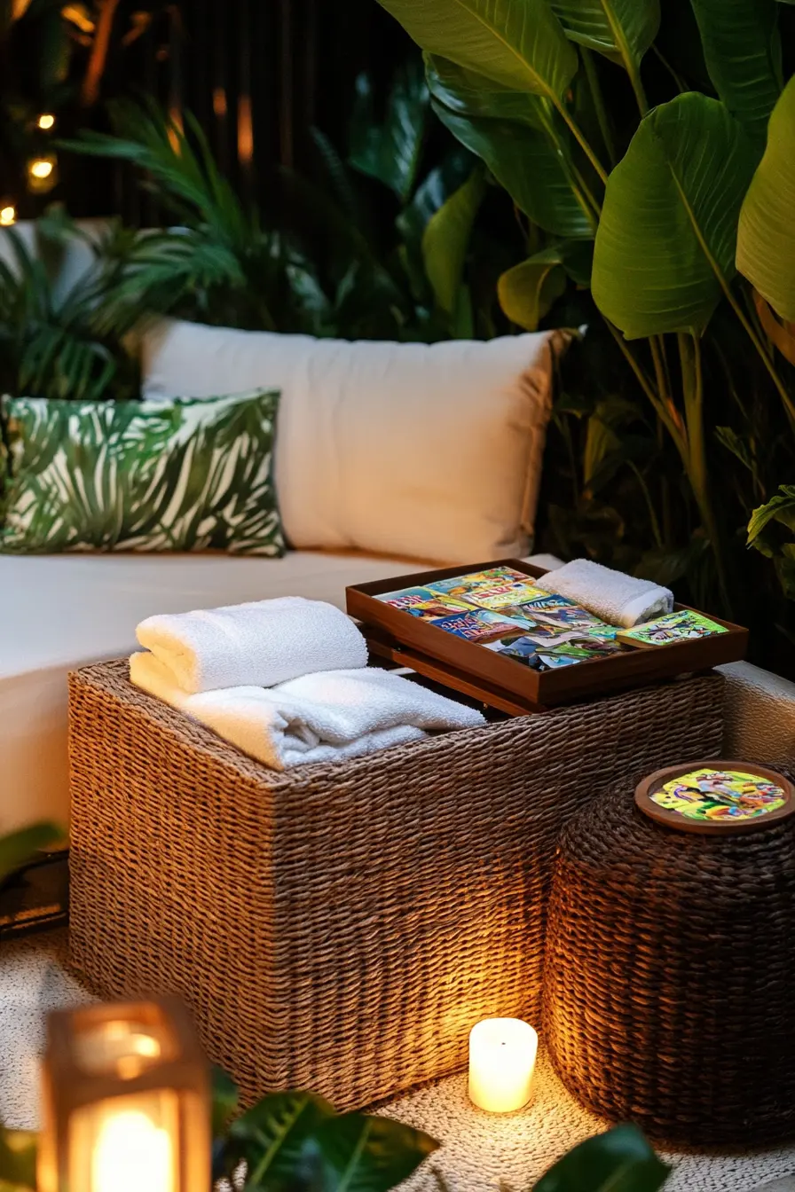 Outdoor Storage Ottoman