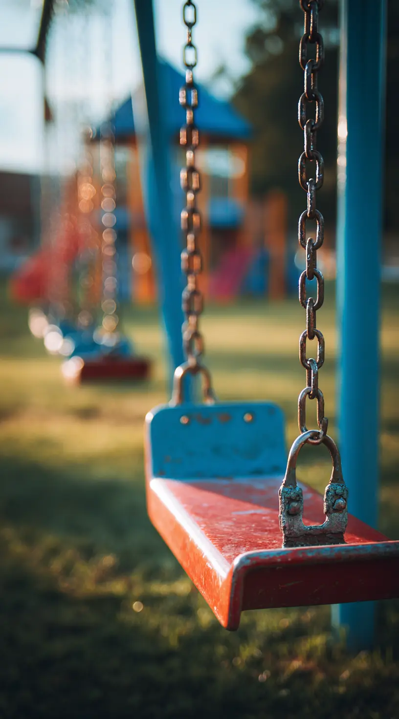 Swing Set with Climbing Wall