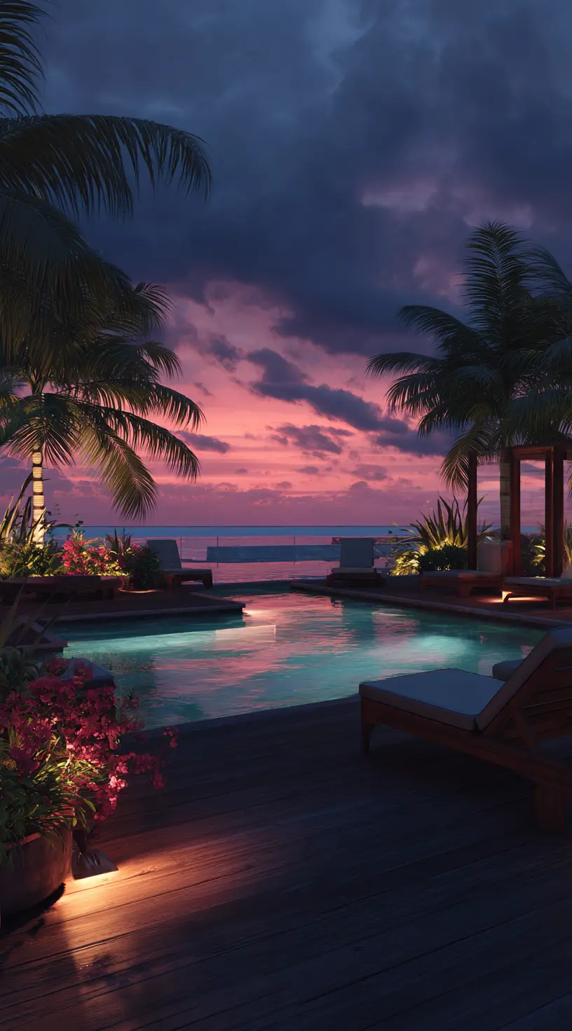 Tropical-Inspired Deck