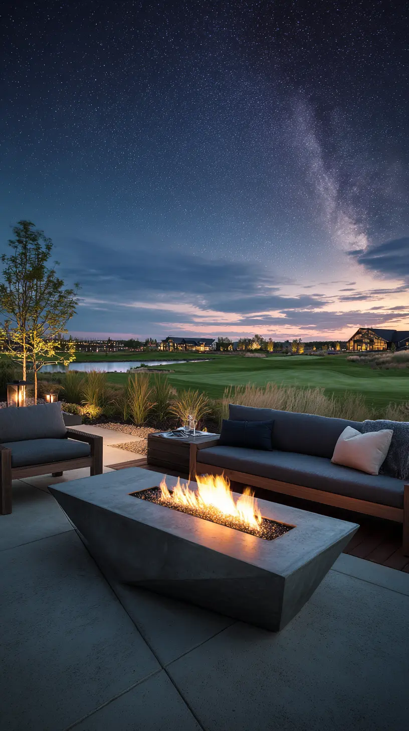 Use a Fire Table for a Modern and Multi-Functional Look