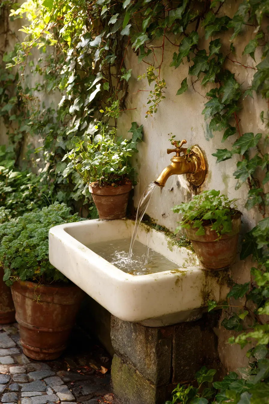 Vintage Sink Waterfall