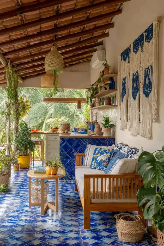 Bohemian Outdoor Living Space