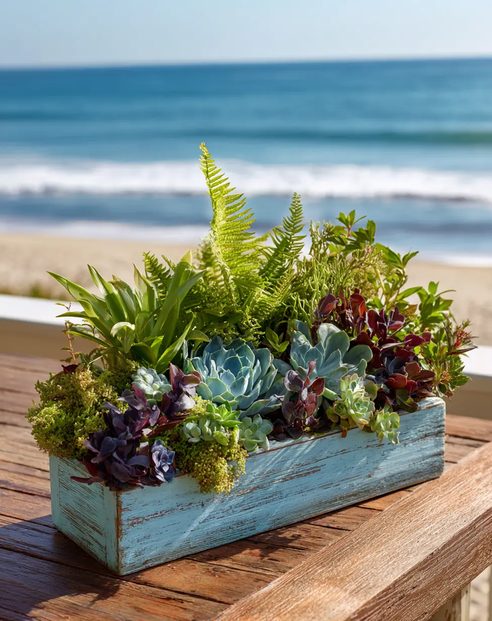 Coastal-Inspired Coleus Container