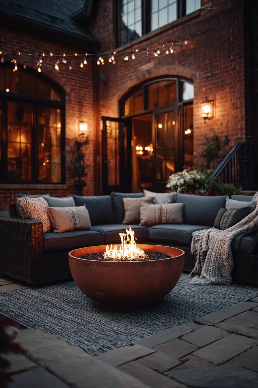 Copper Accents for a Luxe Patio Look
