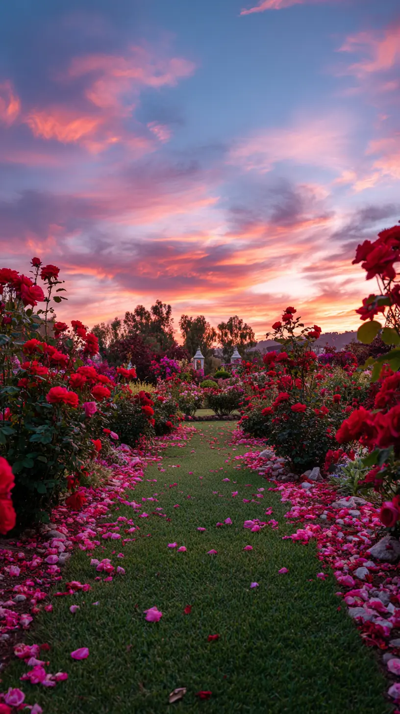 Monochrome Rose Garden