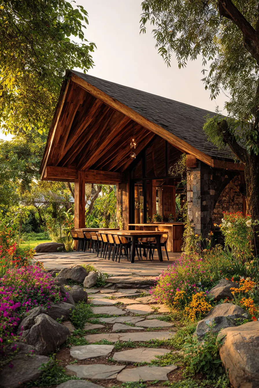 Open-Air Pavilion Shed