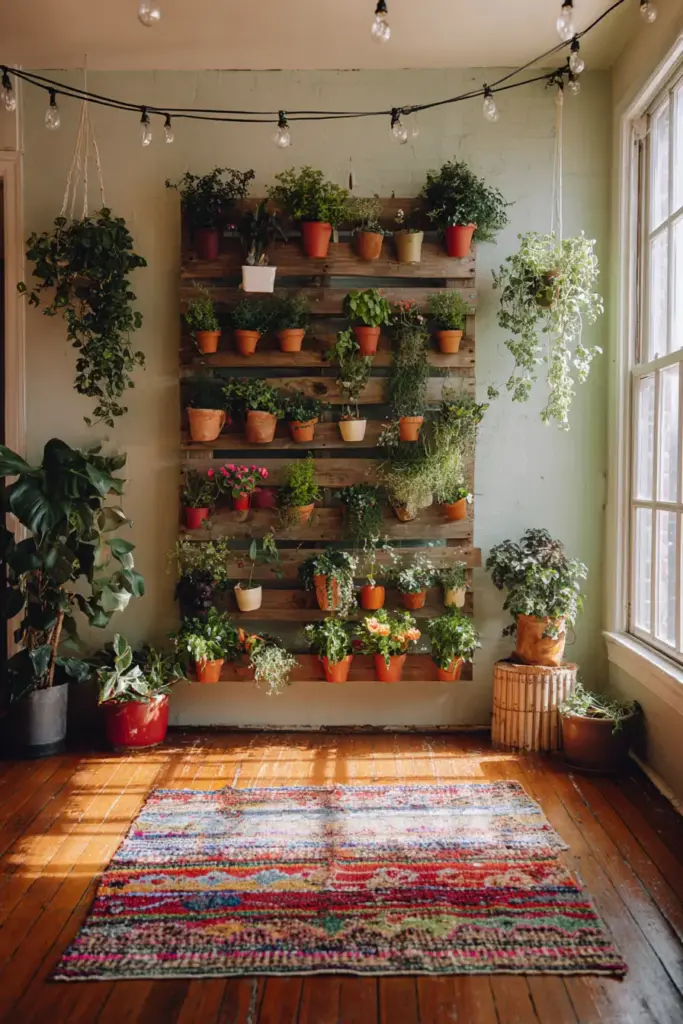 Pallet Garden Wall