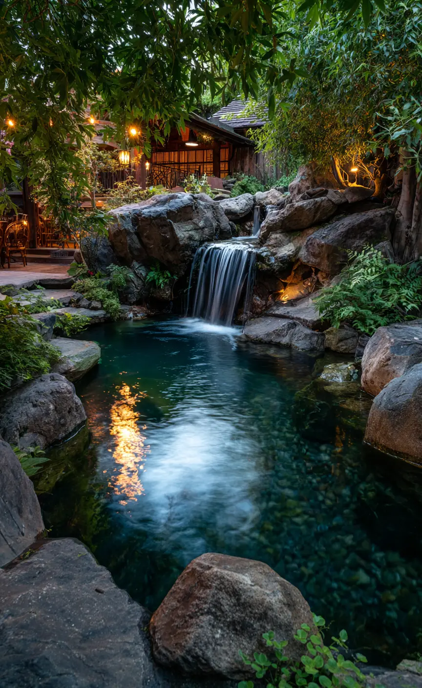 Rock Water Features for a Serene Ambiance
