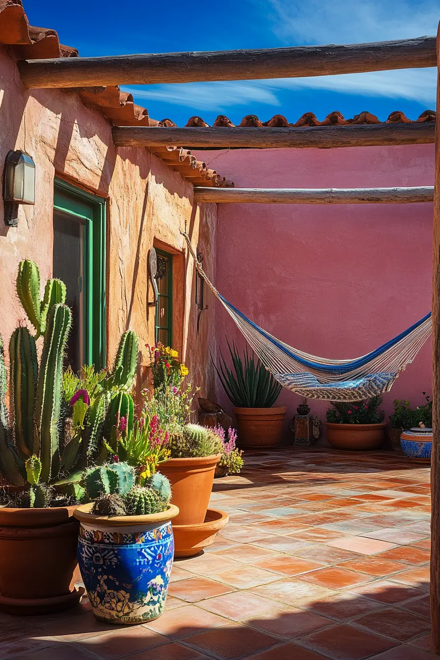 Southwestern Tile Patio