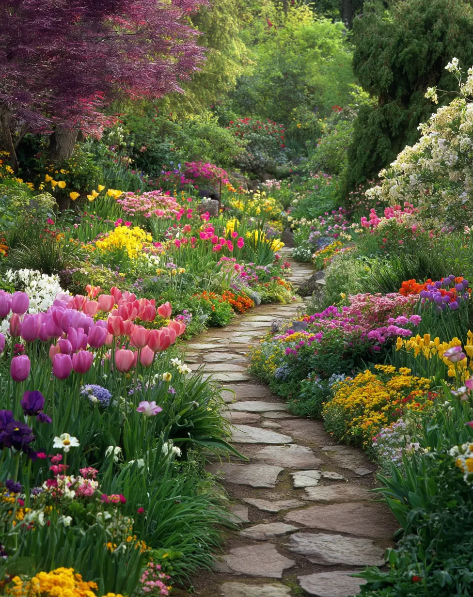 Stone Slab Stepping Stones