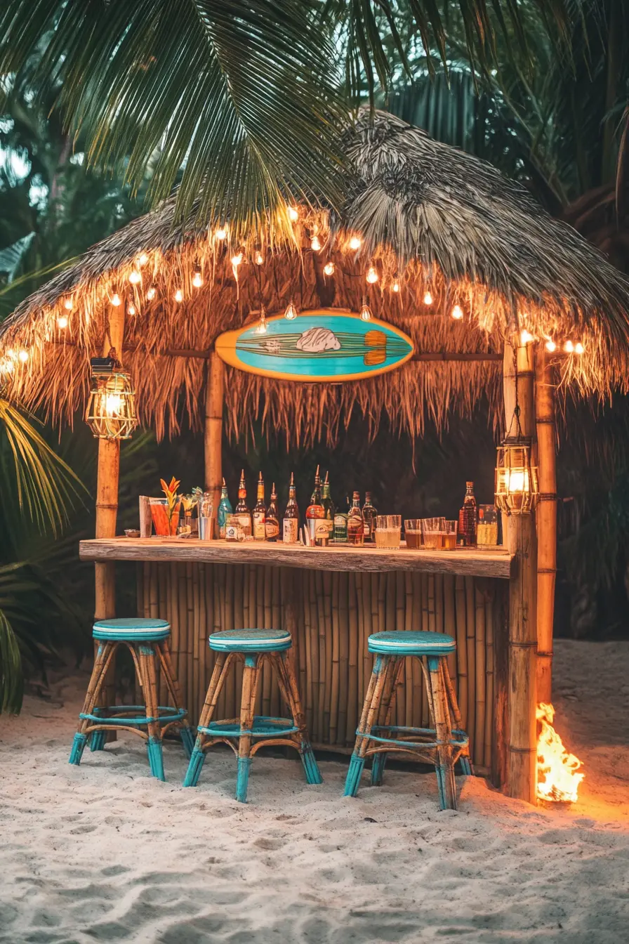 Tropical Tiki Bar Gazebo