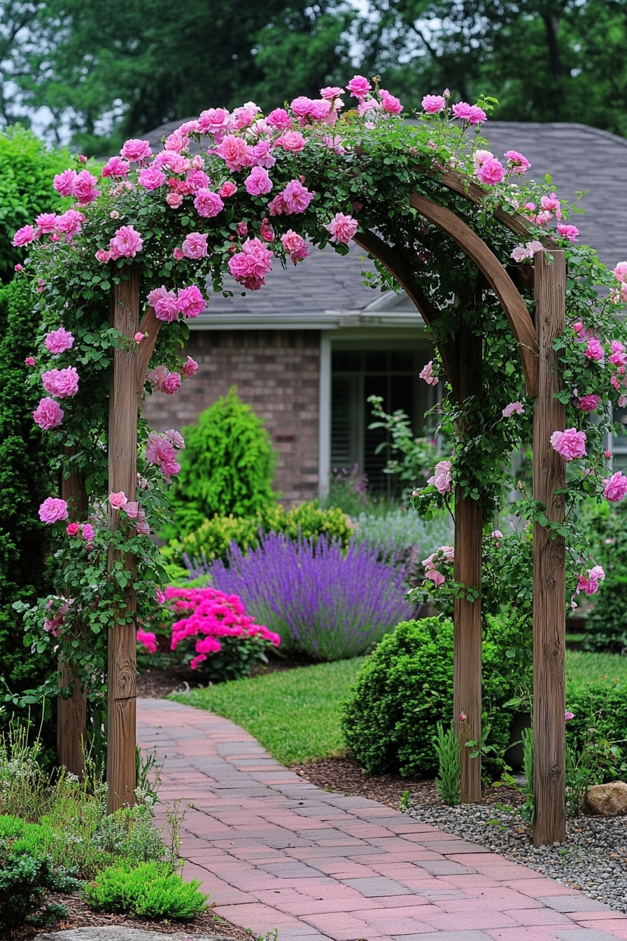  Arched Gateway Trellis
