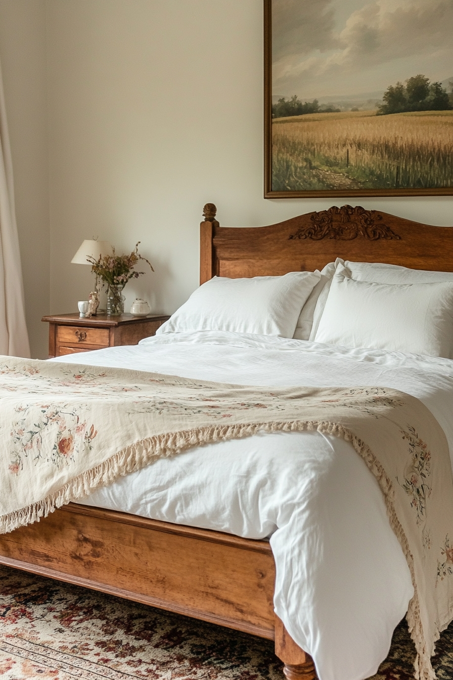 18. Build A Your Bedroom into a Rustic Countryside Retreat