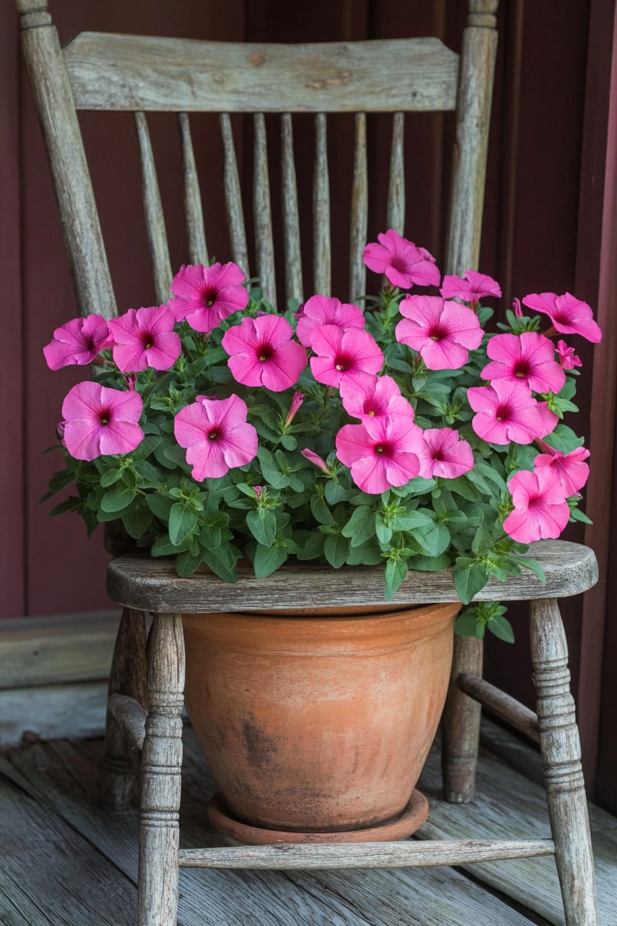 Charming Old Chair Planters