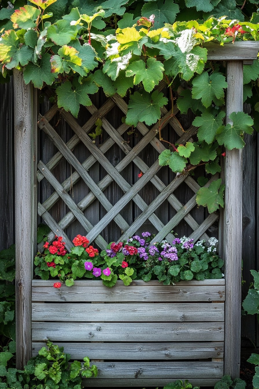 Chevron Pattern Trellis
