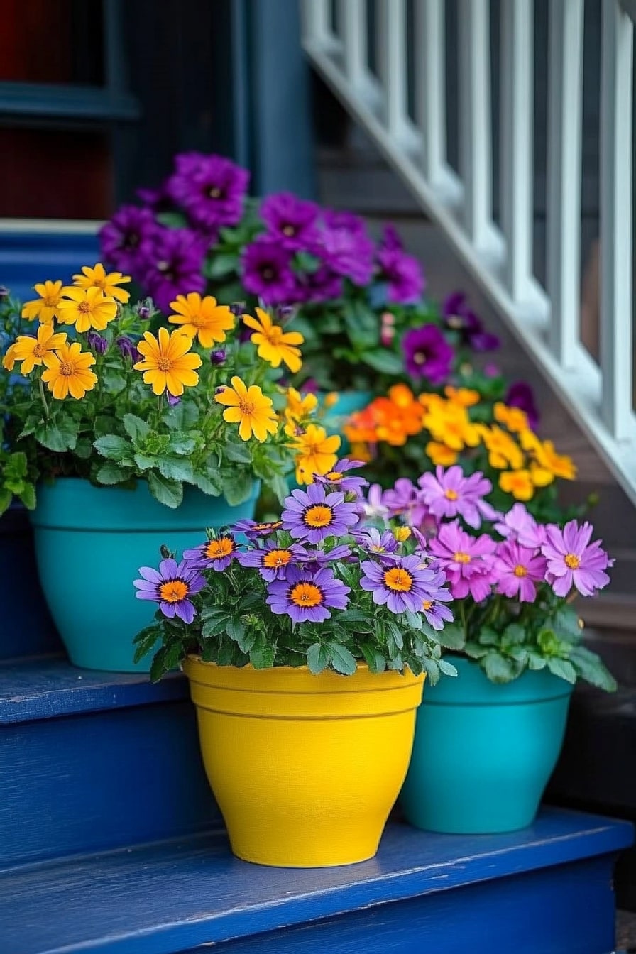 Colorful Ceramic Pots