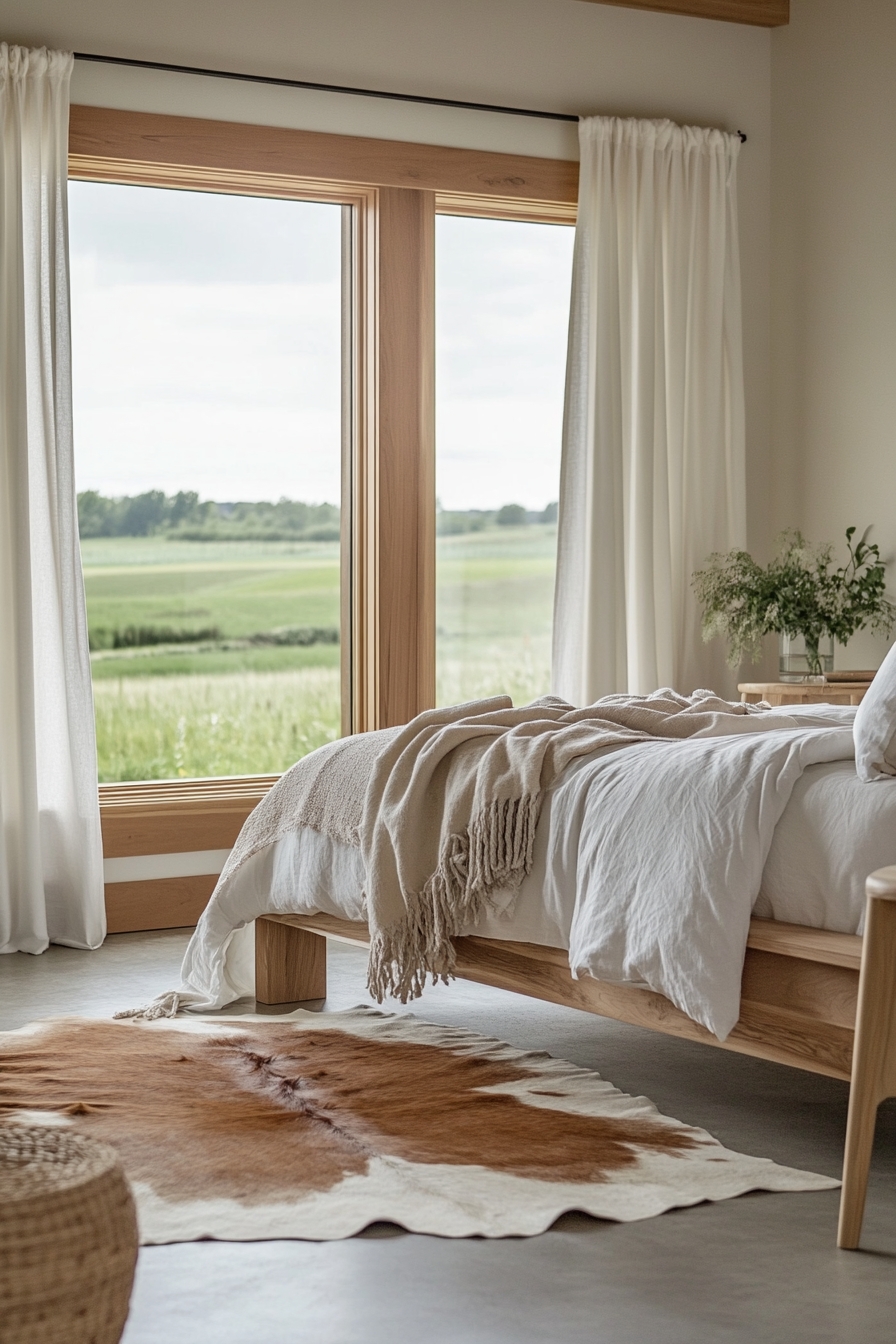 11. Create a Calm Farmhouse Sanctuary Overlooking Rolling Fields