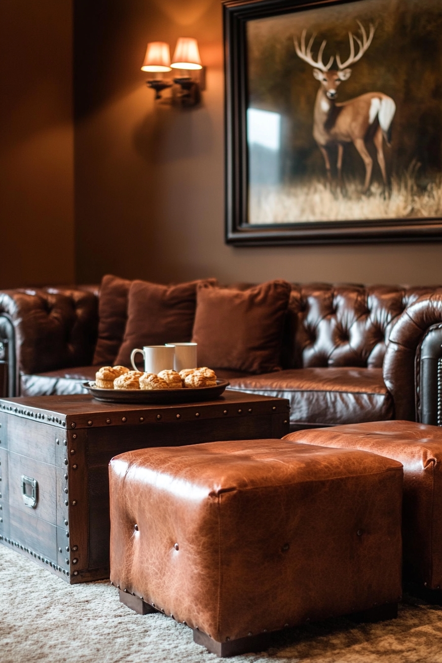 14. Curating a Rustic Charm for Cozy Living Spaces