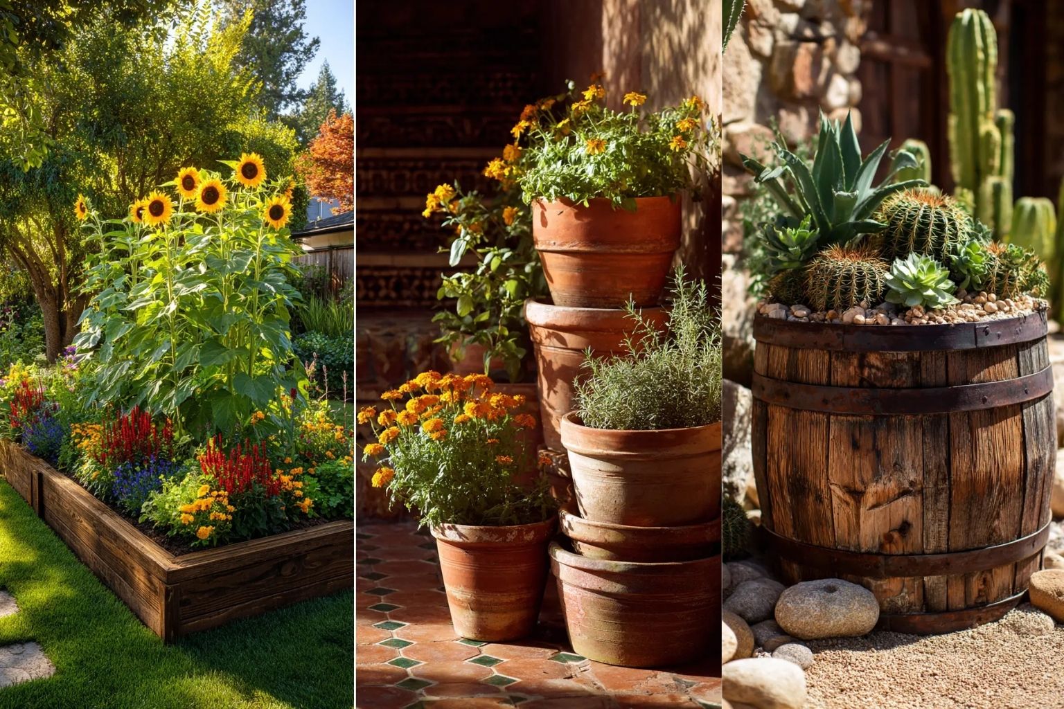 Full Sun Planter Ideas