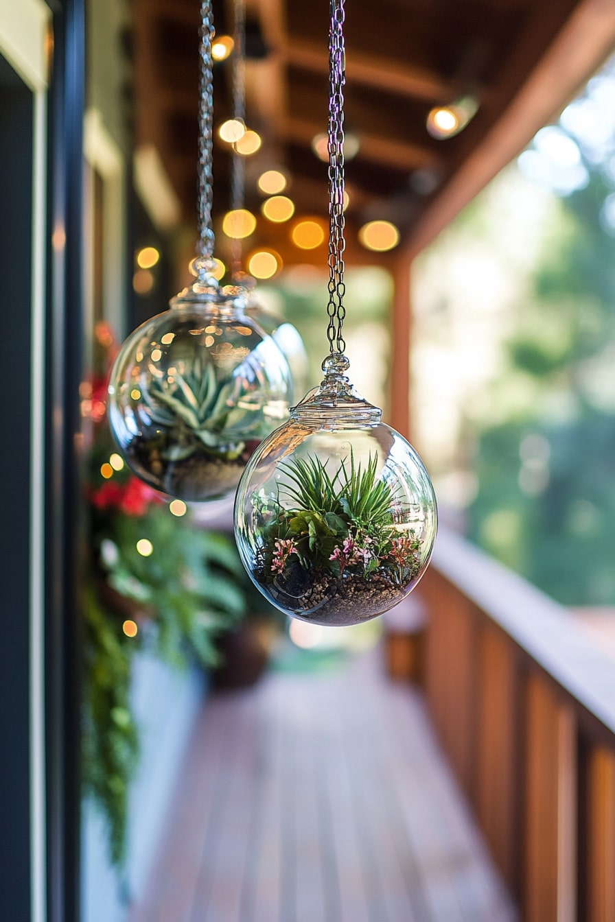 Hanging Air Plant Displays