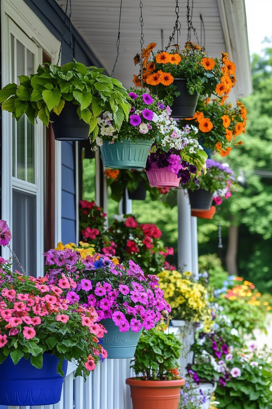  Hanging Colander Planters