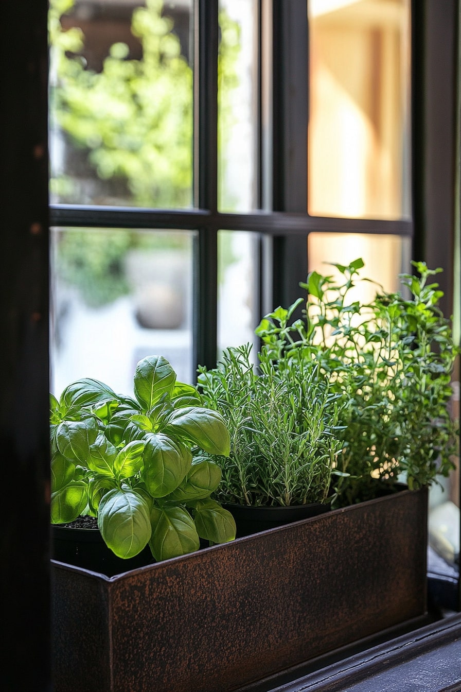 Compact Kitchen Herb Box