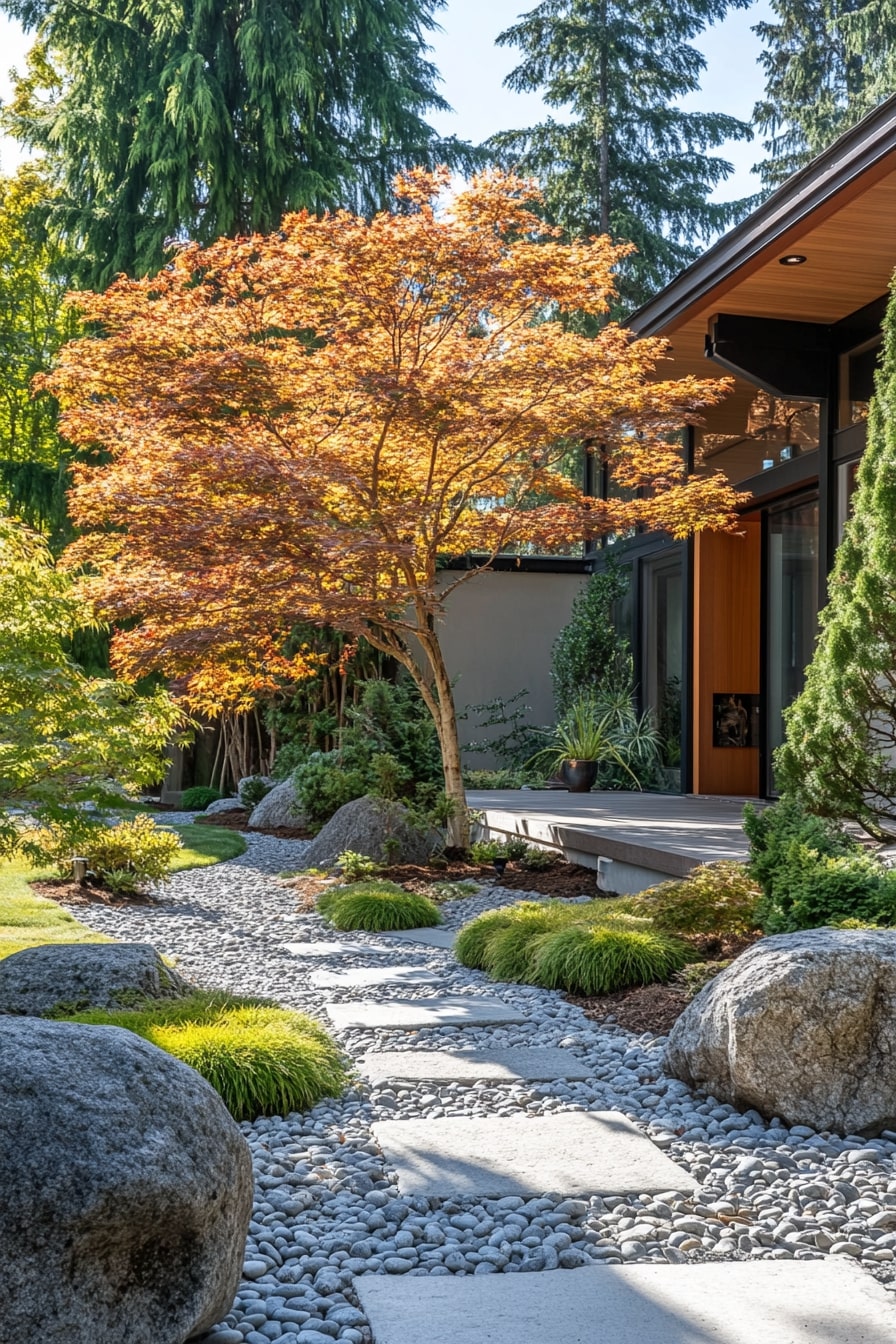 Japanese-Inspired Garden