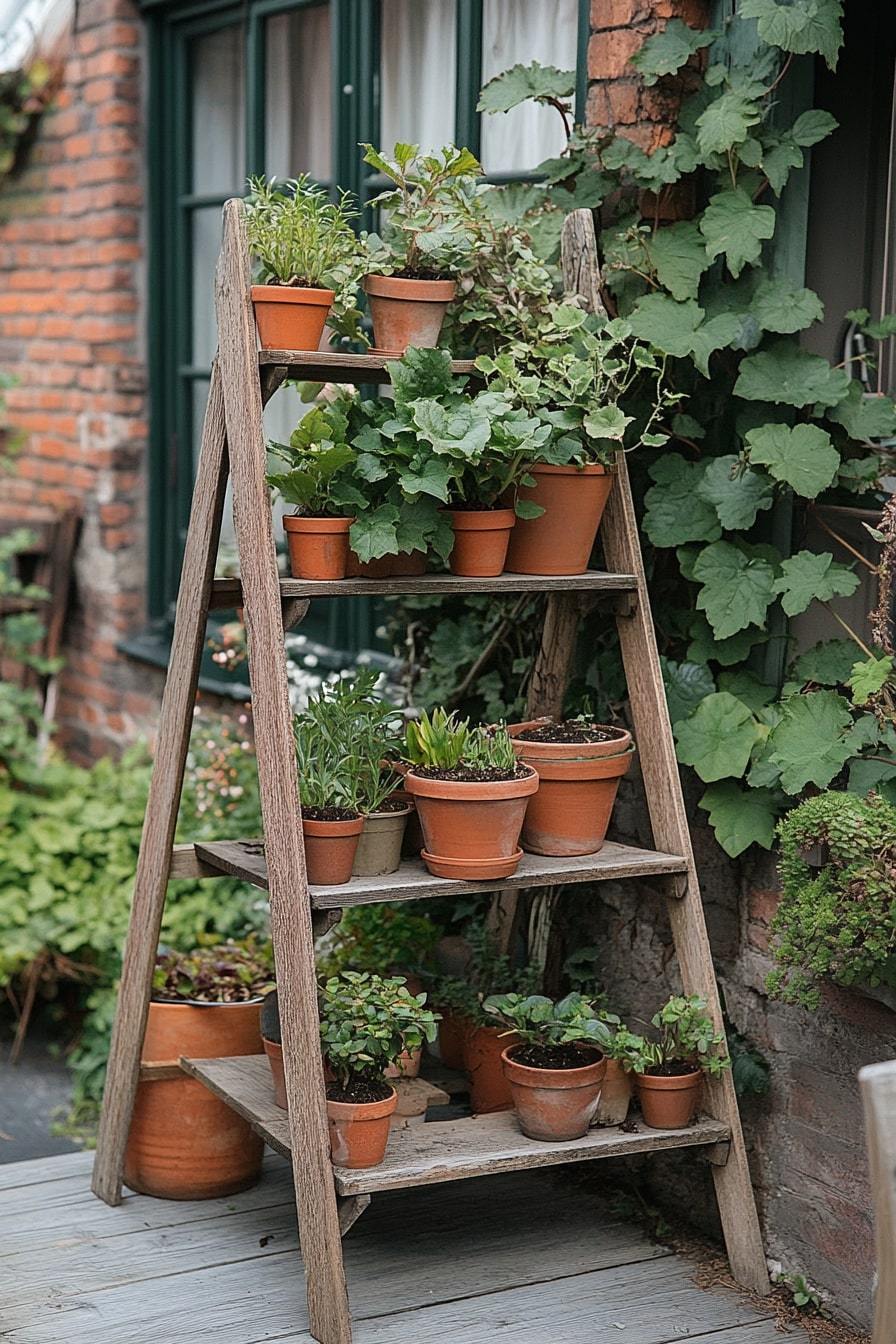 Ladder Plant Displays