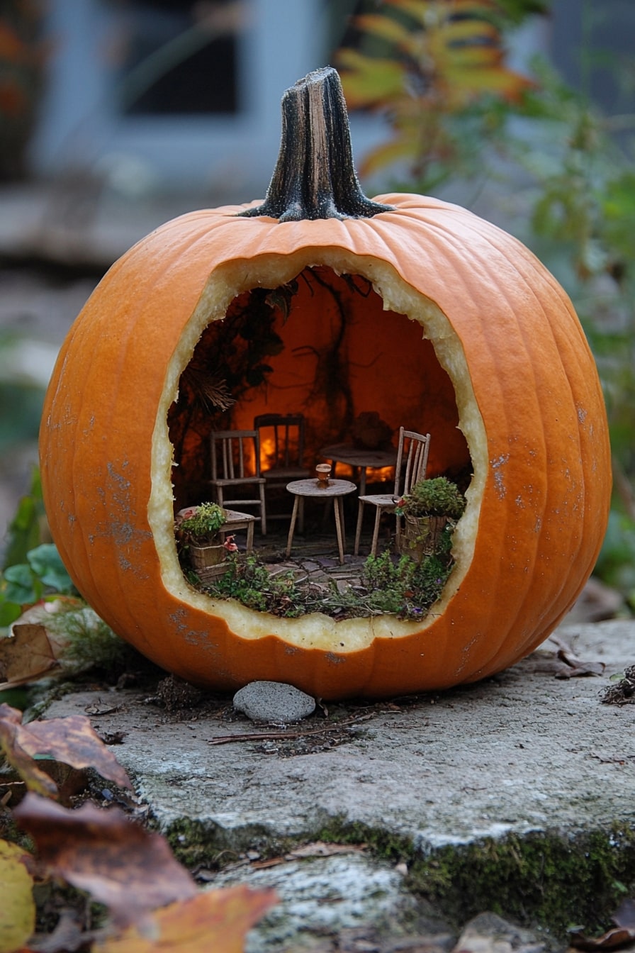  Pumpkin Fairy Garden