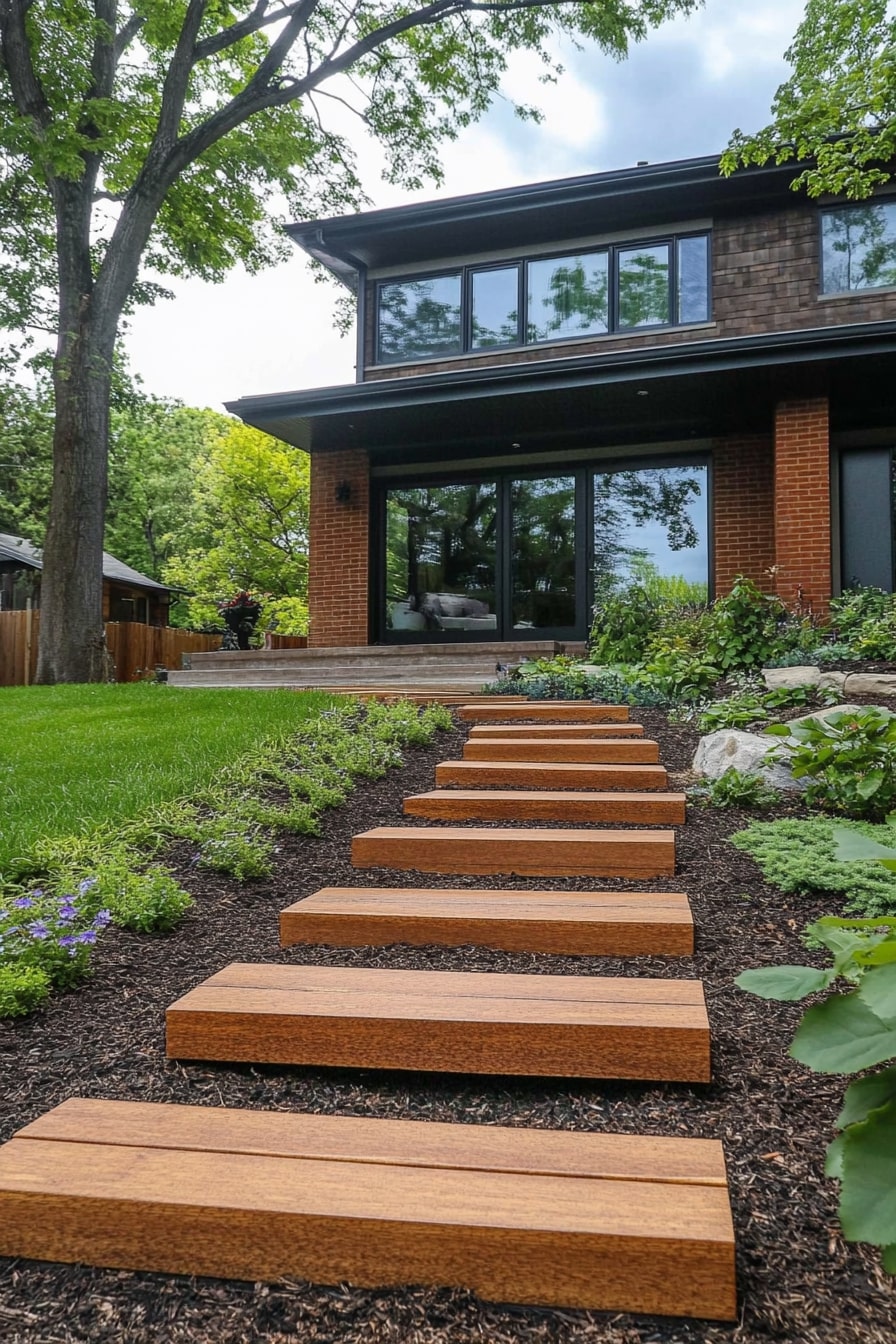  Railroad Tie Steps