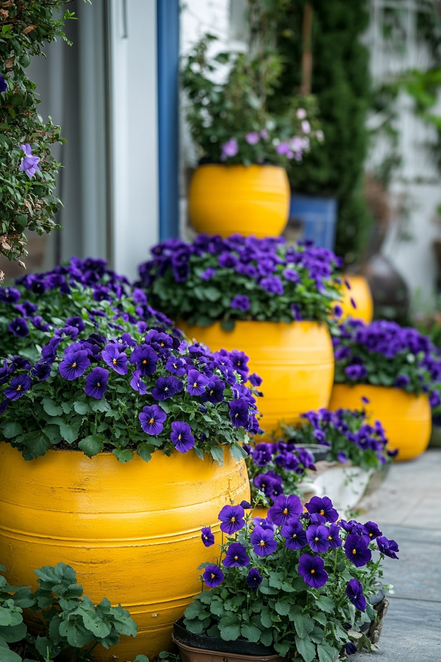 Recycled Tire Planters