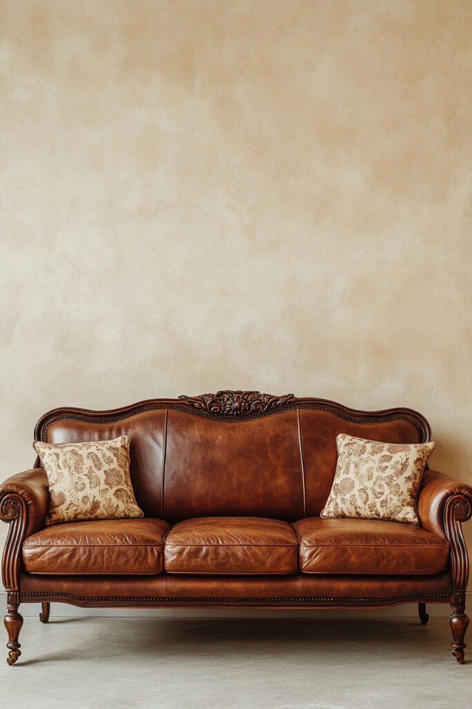 12. Refined Living Space Featuring Vintage Elegance