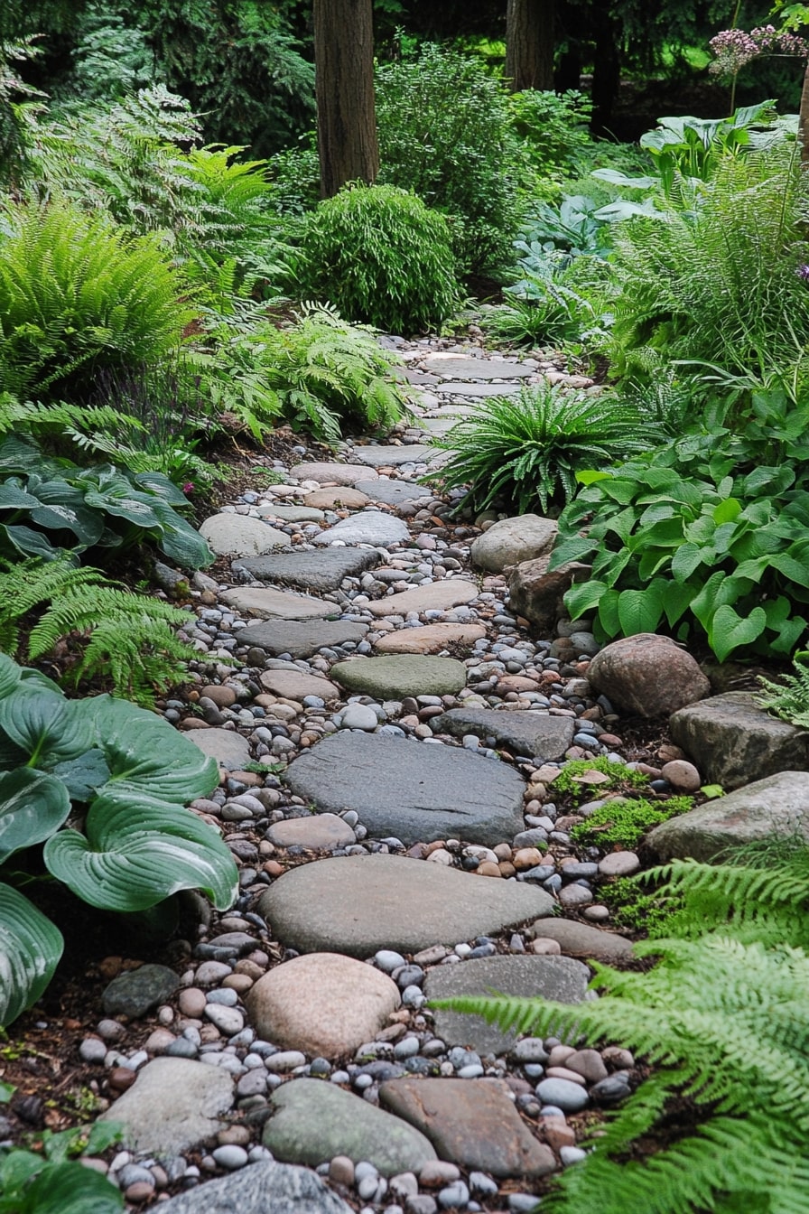 River Rock Path