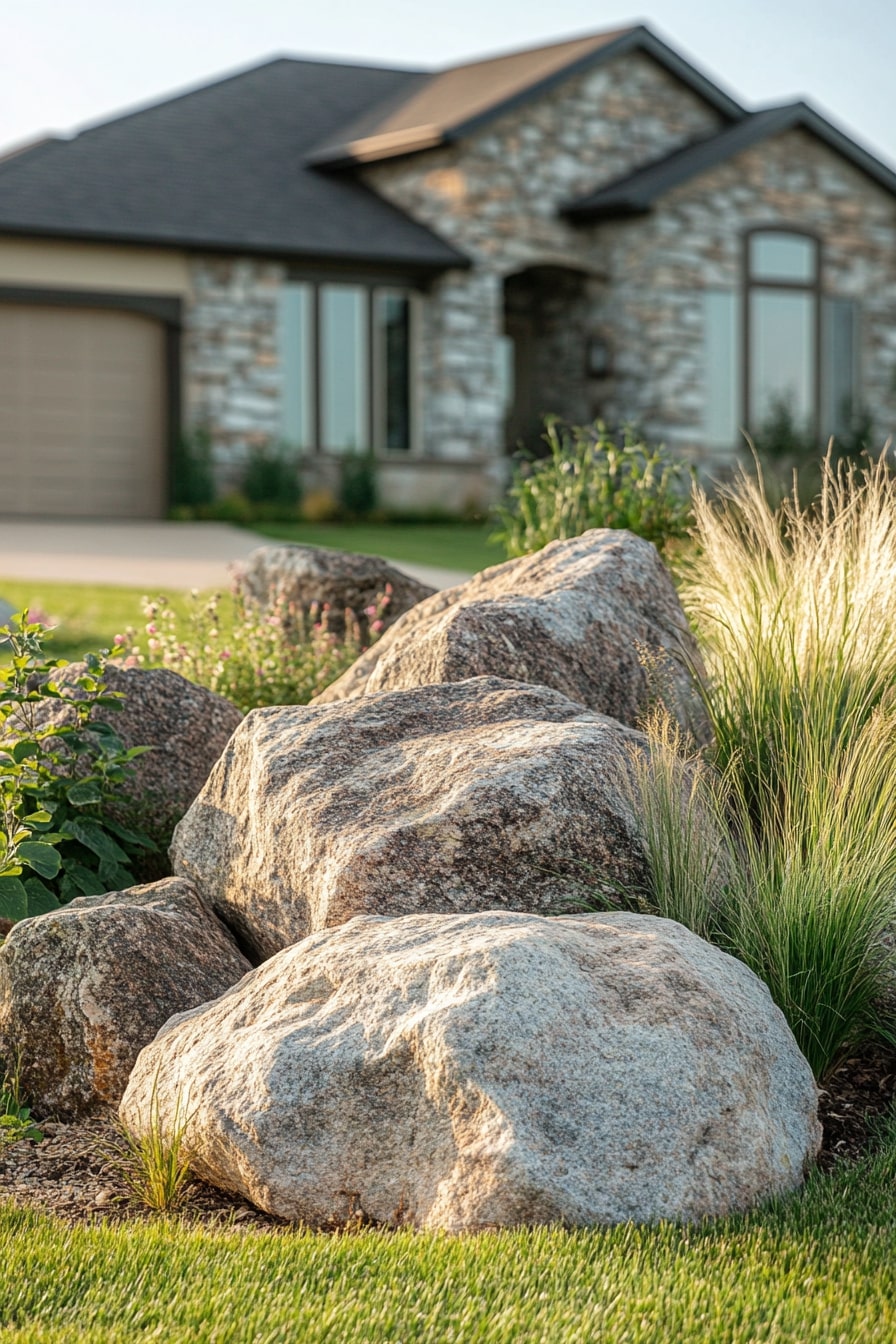 Bold Boulder Rock Garden for Natural Drama