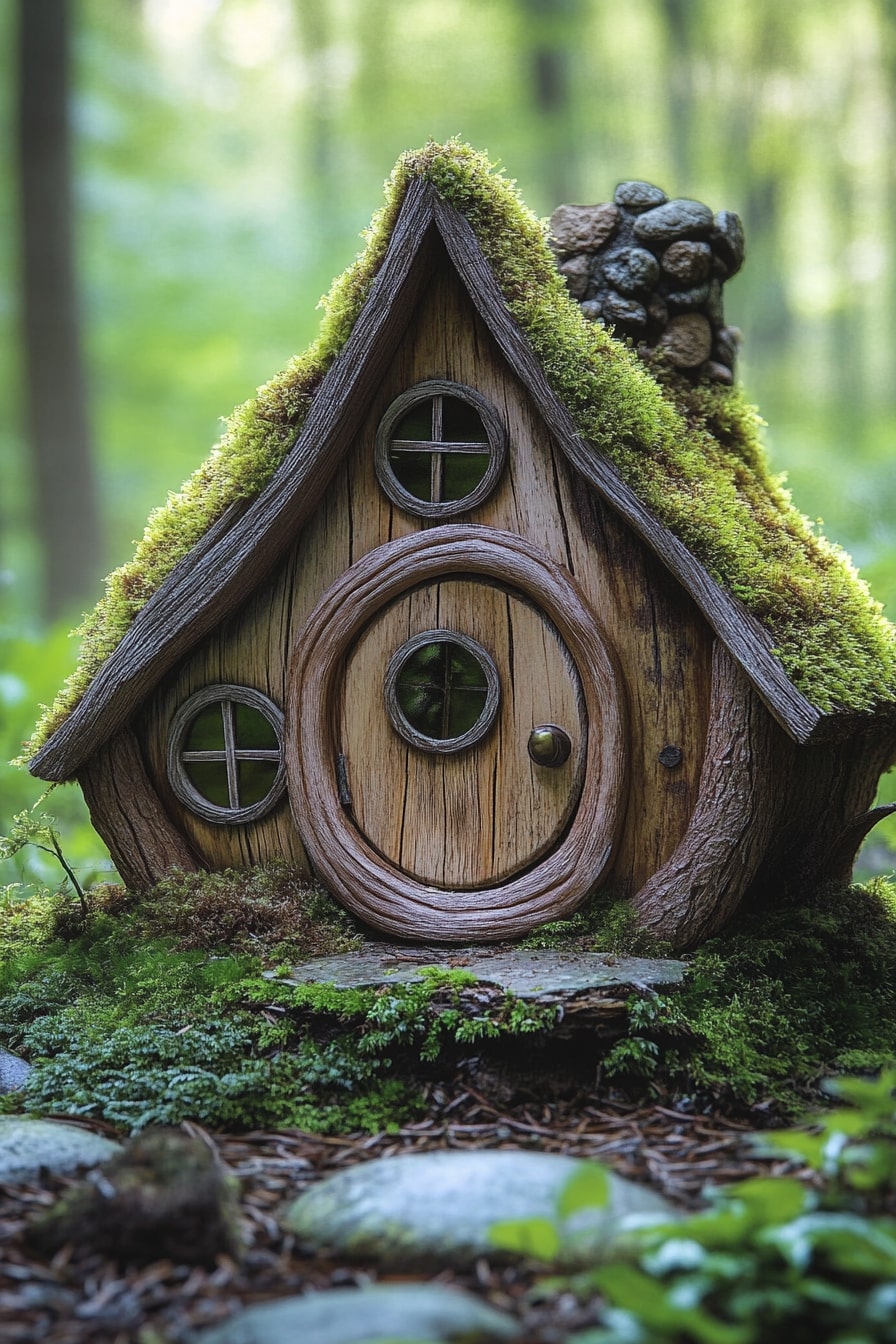 Scrap Wood Fairy House