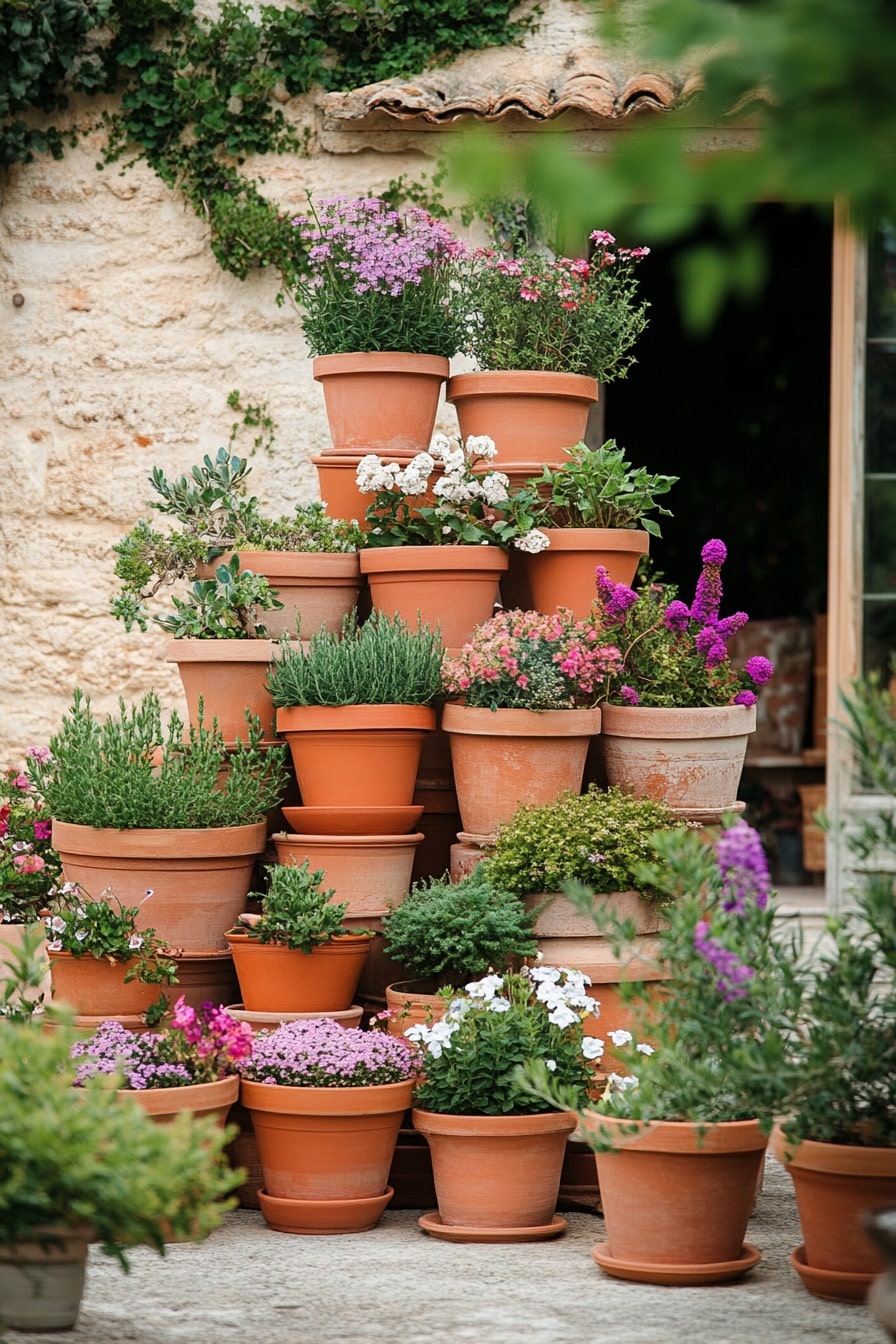 Stacked Pot Tower