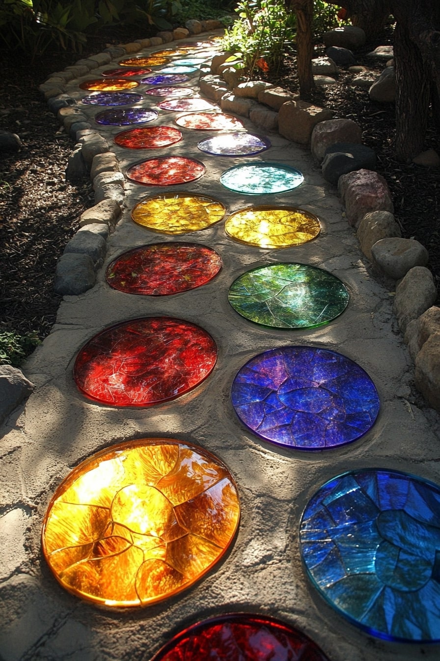 Stained Glass Effect Stones