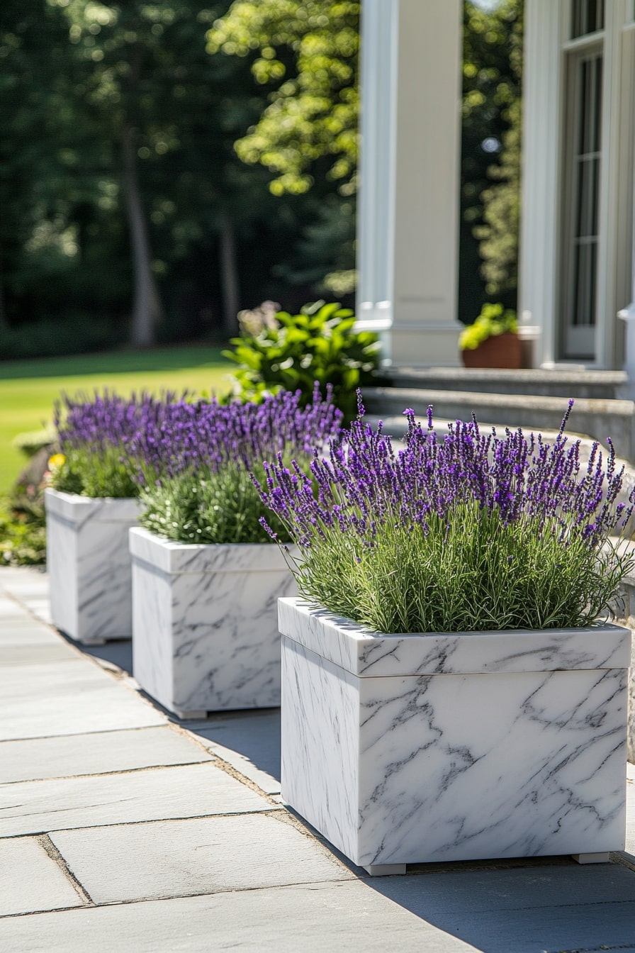 Stone Trough Planters