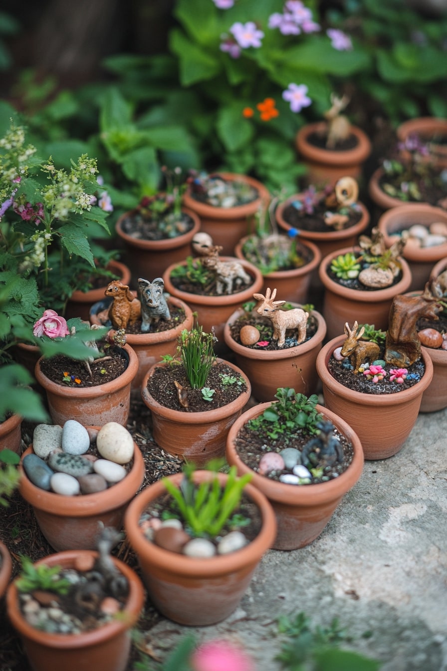 Terracotta Pots Garden
