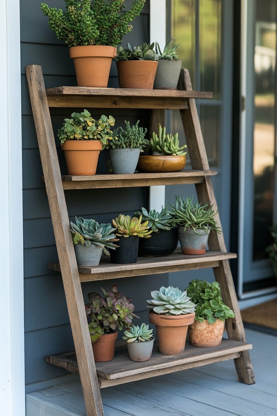 Tiered Plant Stand Display