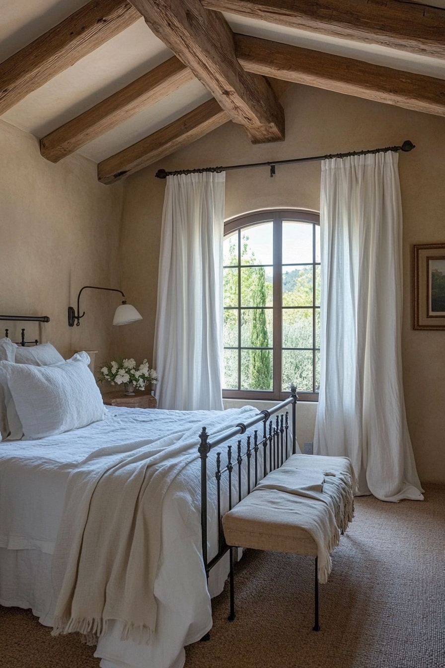 4. Transform Your Bedroom into a Rustic Escape