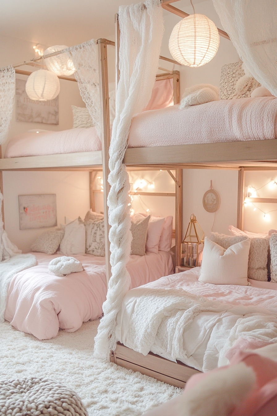 20. Transform a Shared Space Into a Cozy Bunk Bed