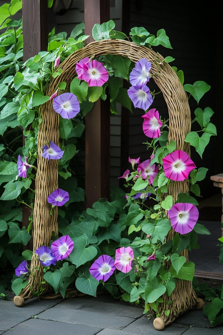 Trellis With Built-in Planters