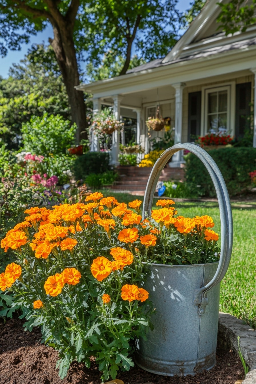 Vintage Watering Can Planters